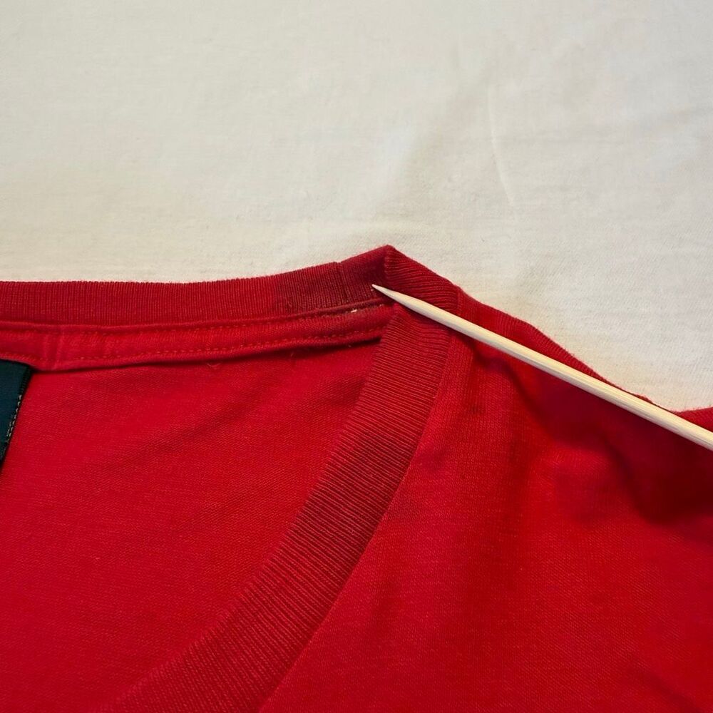Nautica | NWT Pocket T-Shirt | Red | Crew Neck | Short Sleeve | 2XL - Picture 7 of 12